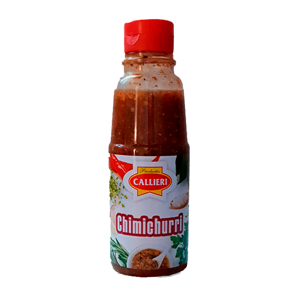 20. Chimichurri líquido Callieri en envase de 250g y pack por 9 unidades