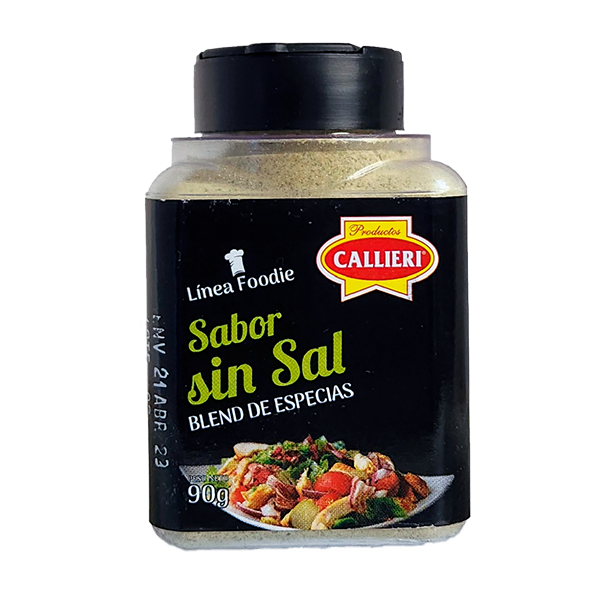 Especiero de 90g de Sabor sin Sal Tradicional Callieri.