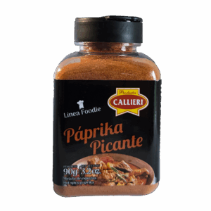 Páprika Picante Callieri en especiero de 90g y envase de 1kg.