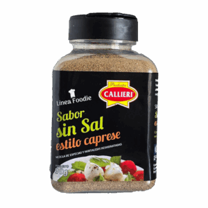 Especiero de 90g de Sabor sin Sal Estilo Caprese Callieri.