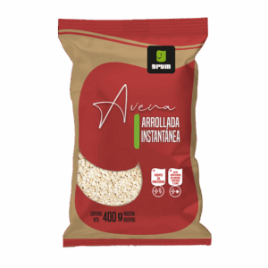 Información nutricional y técnica de Avena Arrollada Instantánea Grym