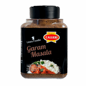 Garam Masala Callieri en especiero de 90g y envase de 500g.