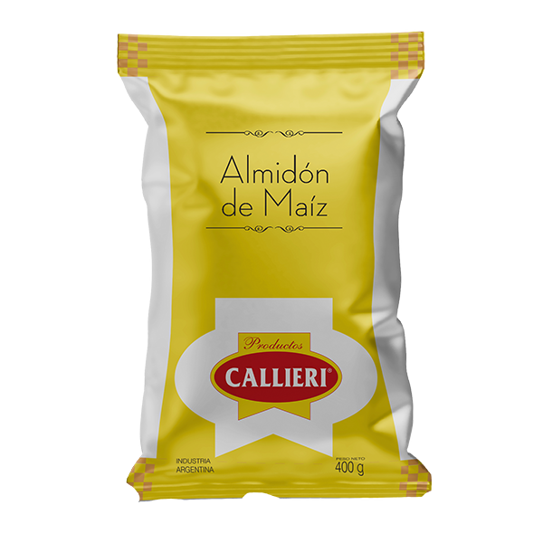Almidón de Maíz Callieri, ideal para repostería y cocina sin TACC.