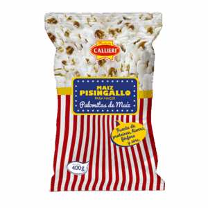 Maíz Pisingallo Callieri ideal para preparar pochoclos crocantes y dorados.