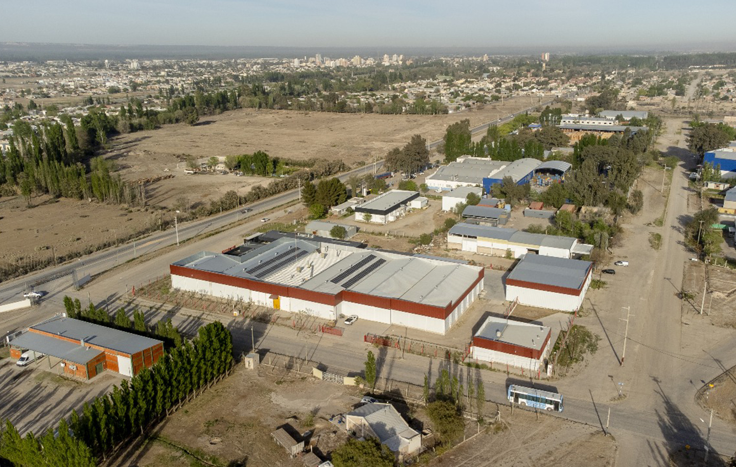 vista aerea de la planta Callieri